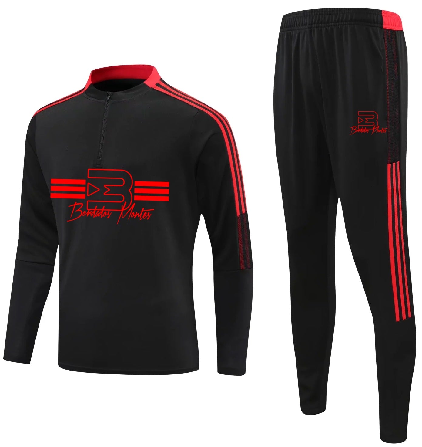 Black/Red Tracksuit