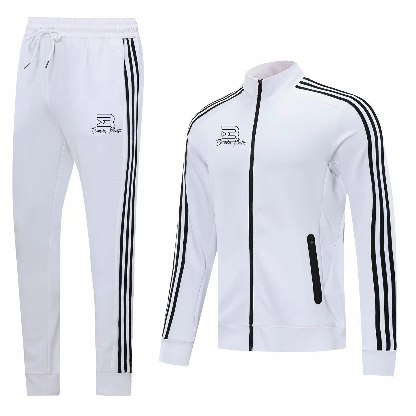 White/ Black lines tracksuit
